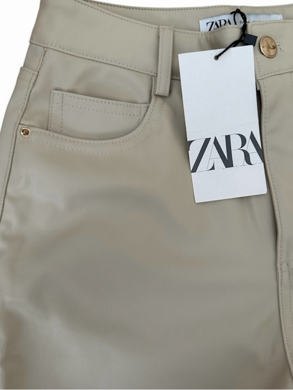 ZARA Faux Leather Pants – NEW with Tags | Size 2